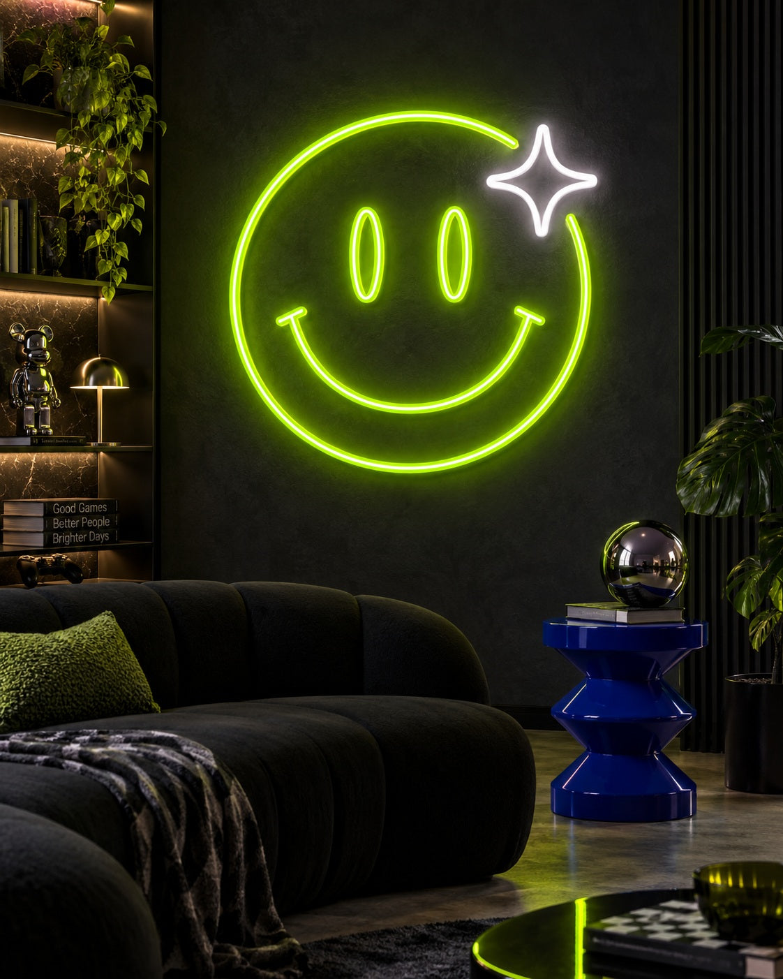 Fun neon sign in a premium interior — The Neon Factory