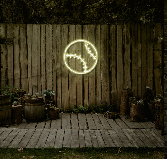 Baseball LED Neon Sign