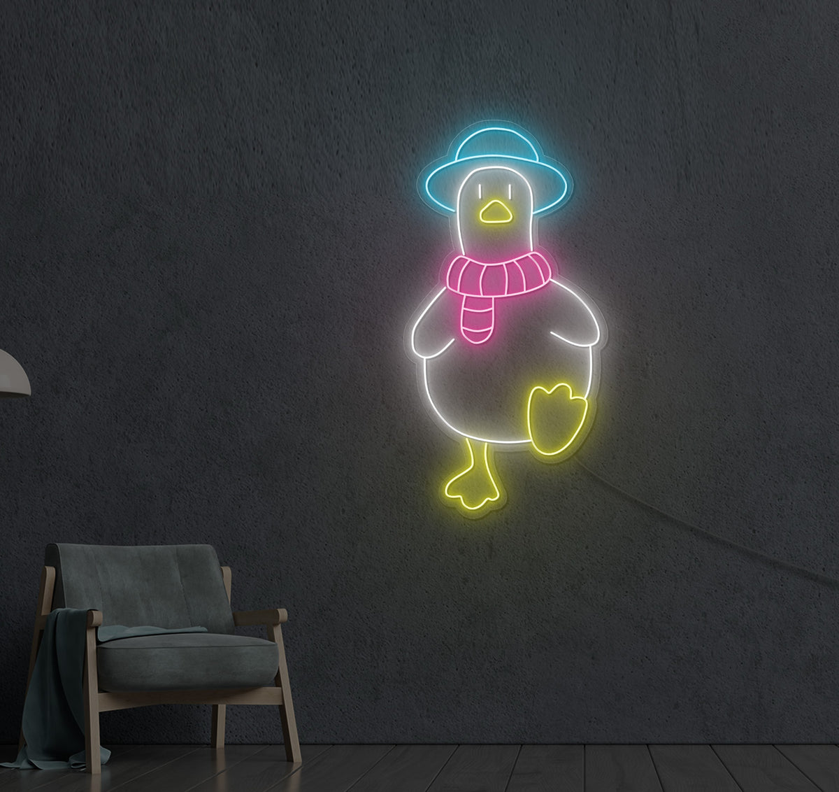 Mr Penguin LED Neon Sign