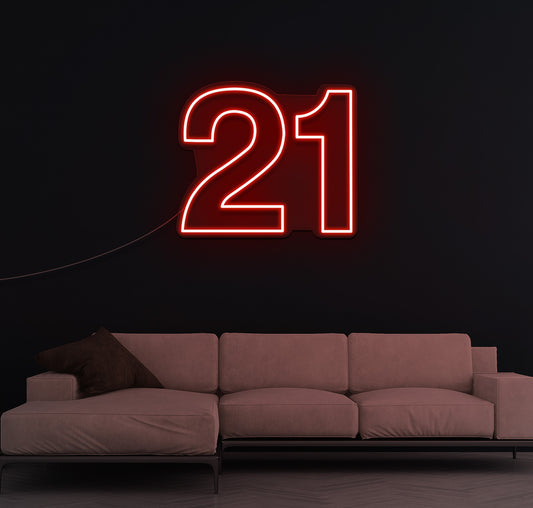 21 LED Neon Sign