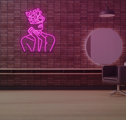 Be My Flower LED Neon Sign