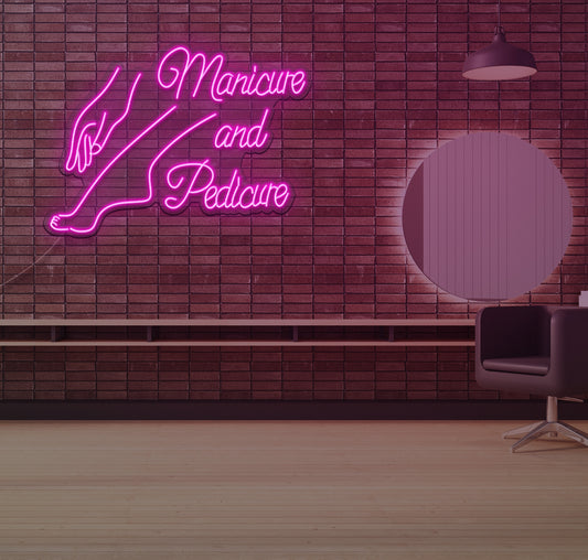 Manicure and Pedicure LED Neon Sign