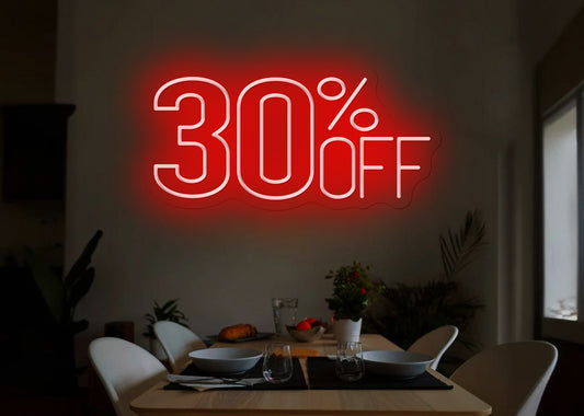 30% Off LED Neon Sign