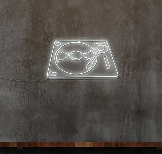DJ Decks LED Neon Sign