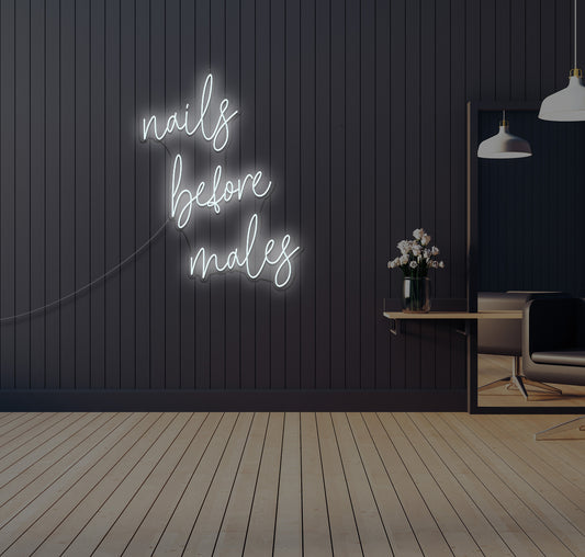 Nails Before Males LED Neon Sign