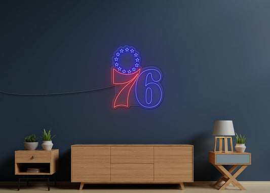 76ers LED Neon Sign