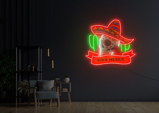 Viva Mexico LED Neon Sign