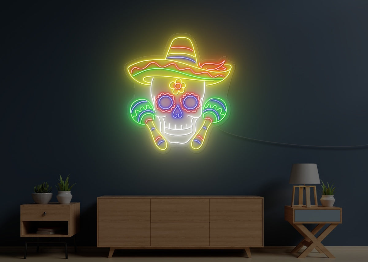 Day of the Dead LED Neon Sign