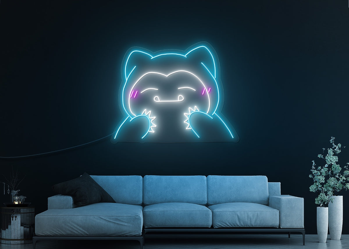 Snorlacks LED Neon Sign