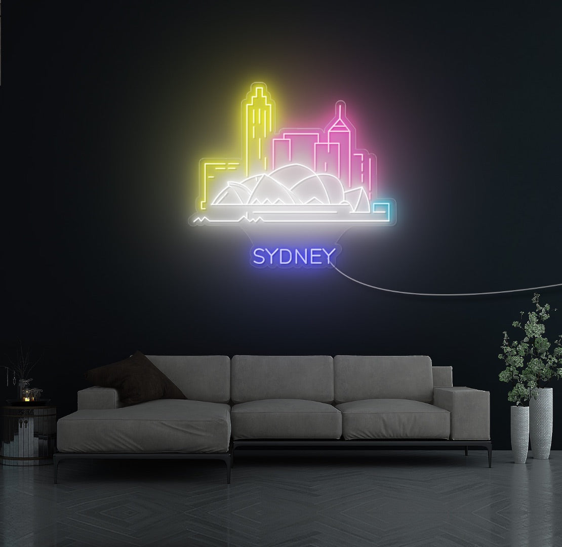 Sydney City LED Neon Sign